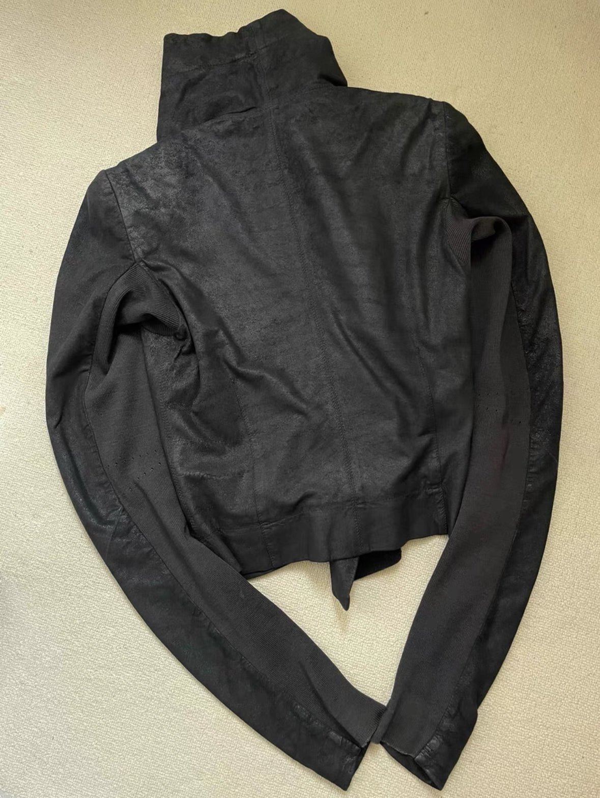 Rick Owens FW15 Leather Biker Jacket