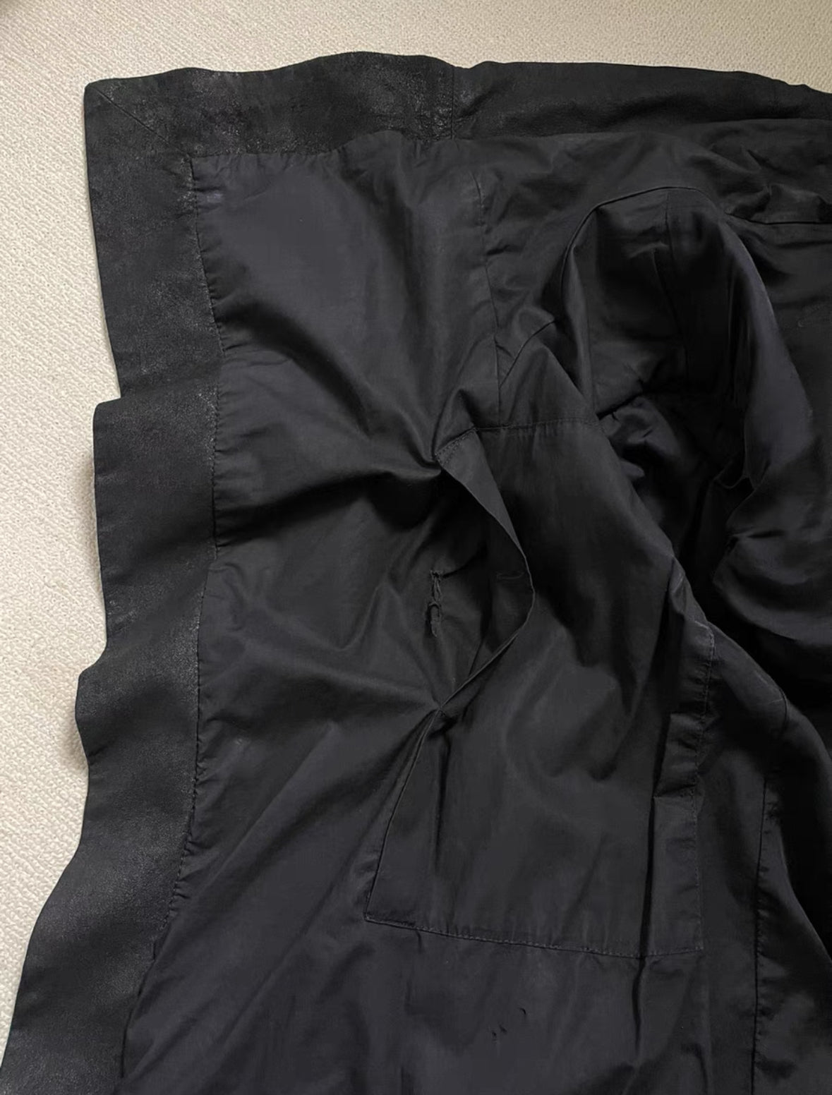 Rick Owens FW15 Leather Biker Jacket