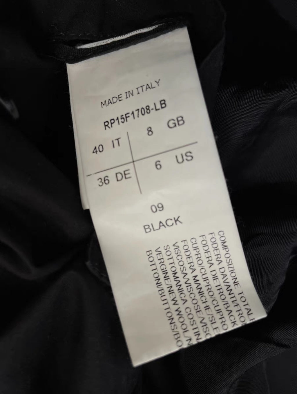 Rick Owens FW15 Leather Biker Jacket