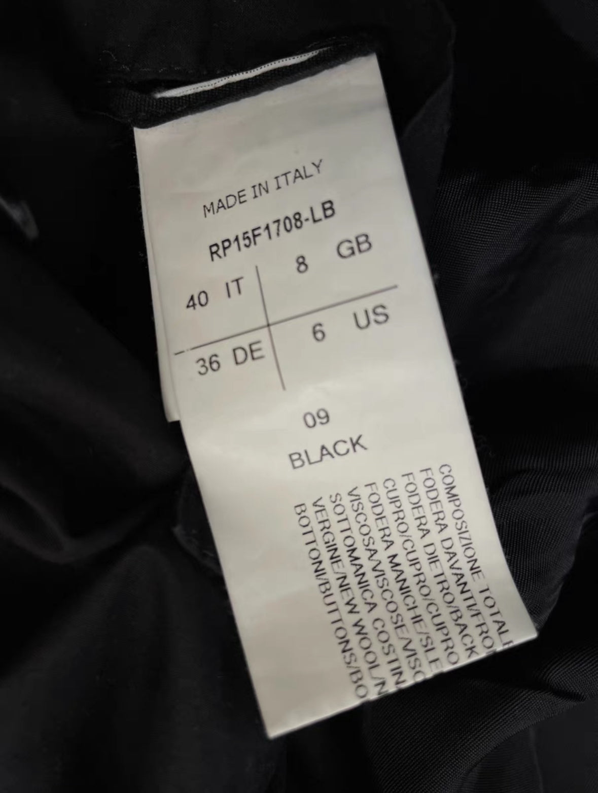 Rick Owens FW15 Leather Biker Jacket