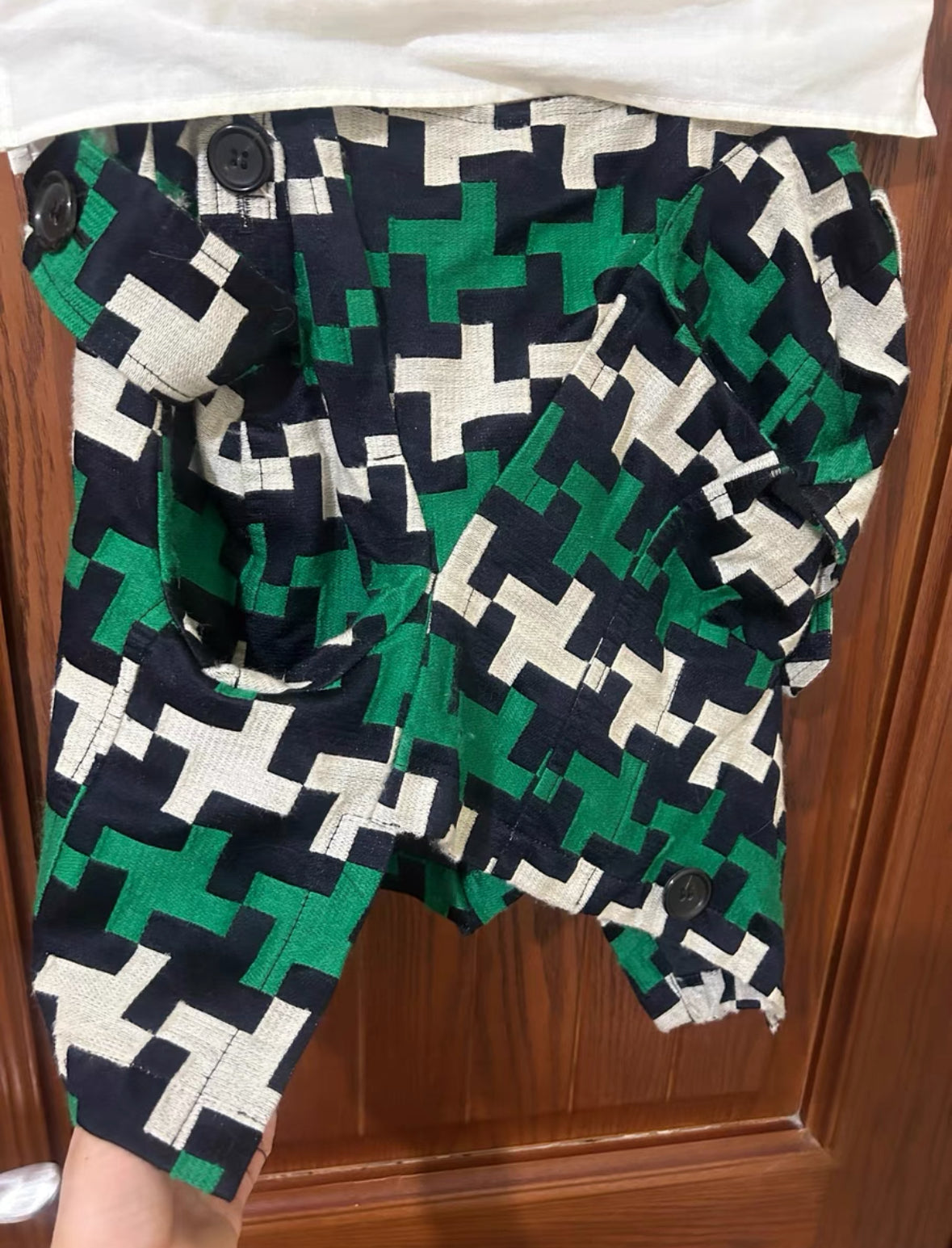 Junya Watanabe CDG Patchwork Wool Skirt
