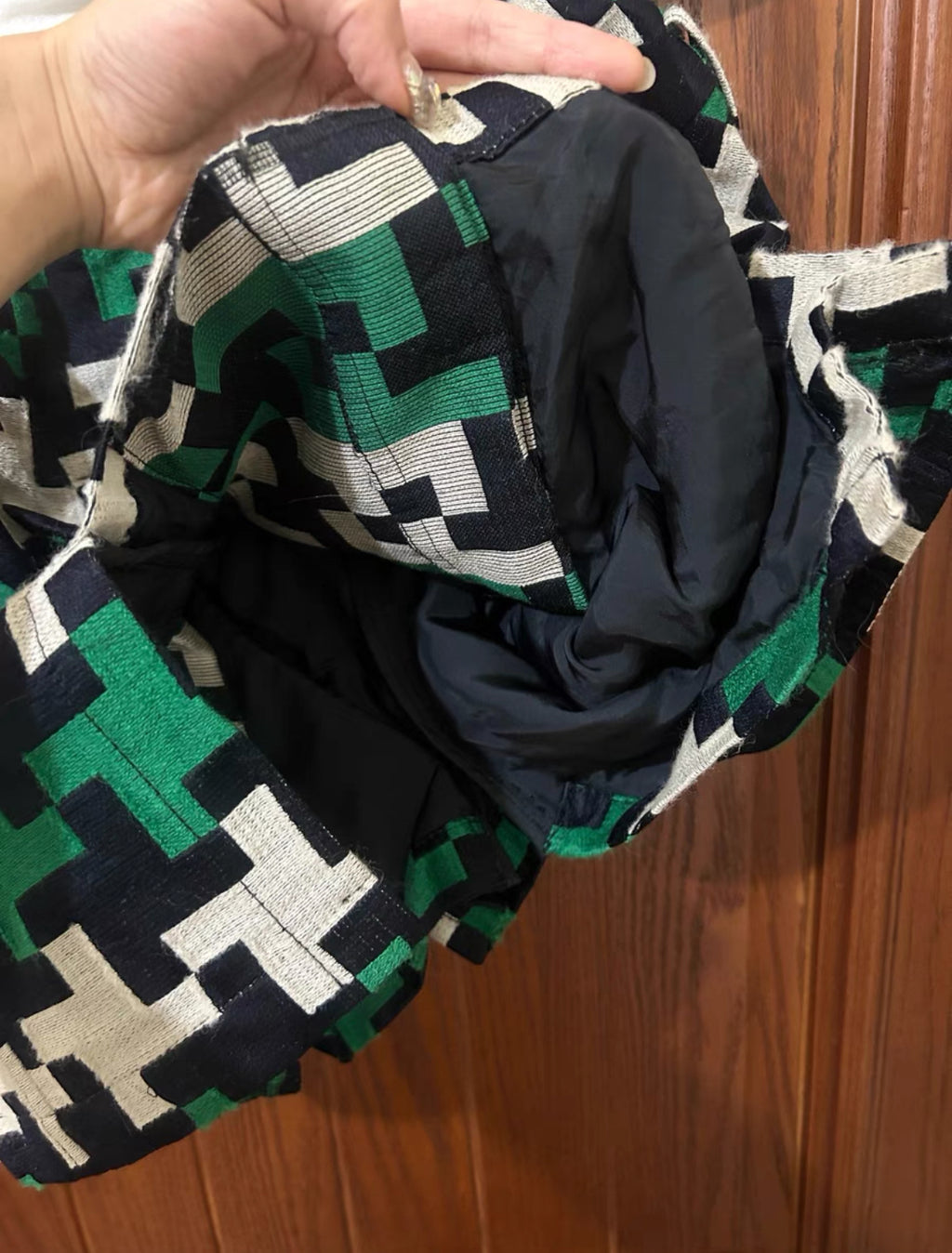 Junya Watanabe CDG Patchwork Wool Skirt