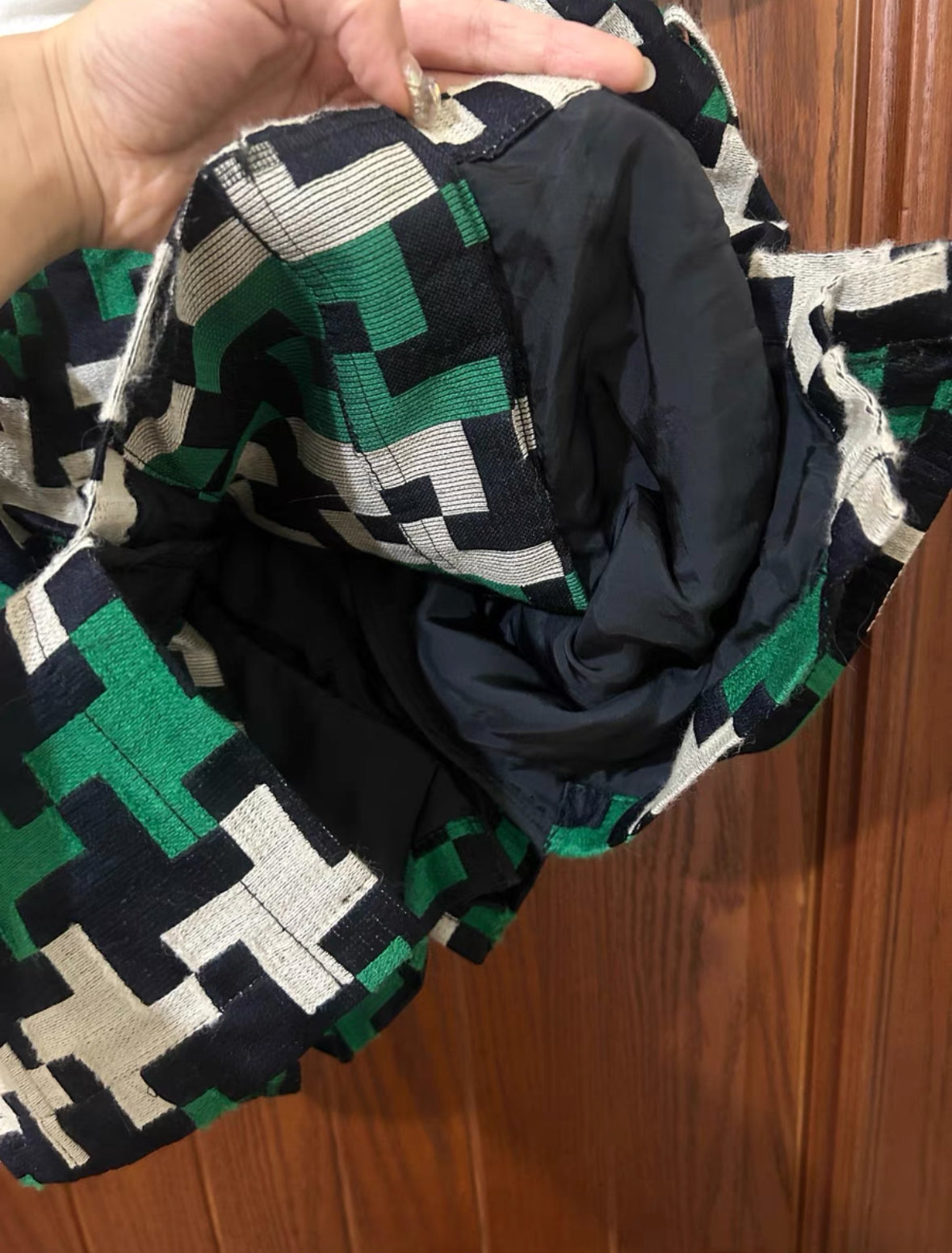 Junya Watanabe CDG Patchwork Wool Skirt