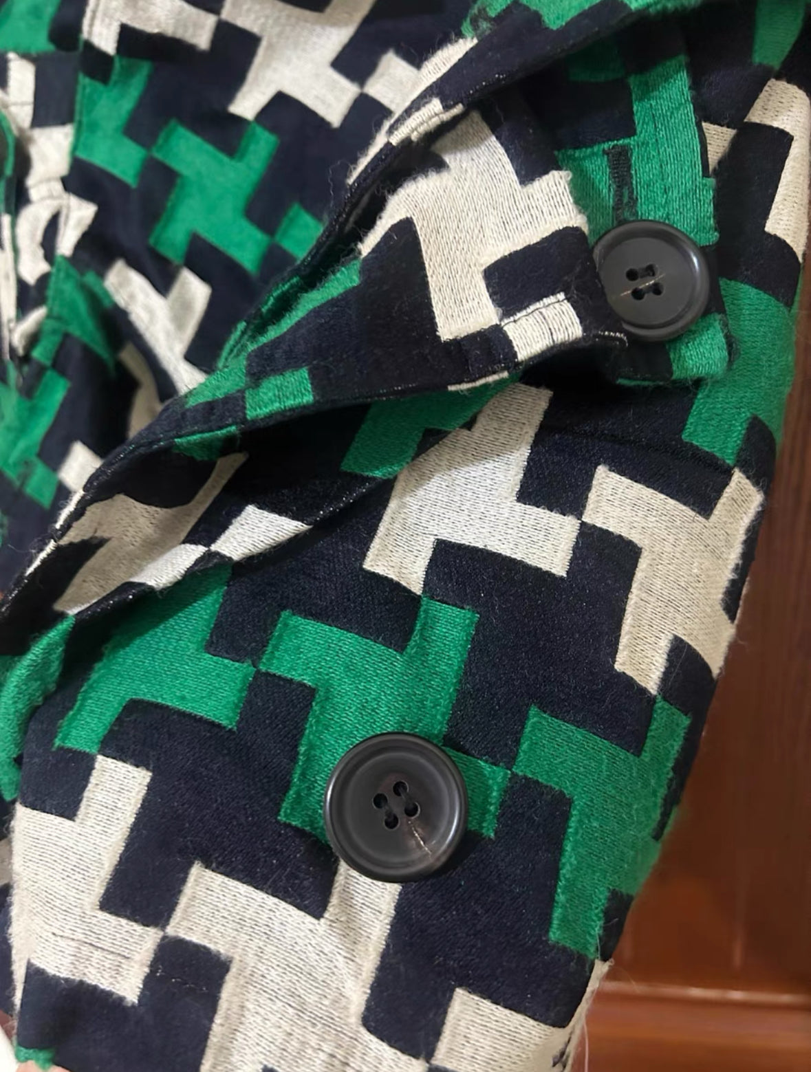 Junya Watanabe CDG Patchwork Wool Skirt