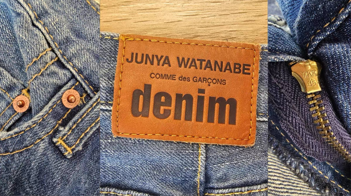 Junya Watanabe Patchwork Denim Skirt