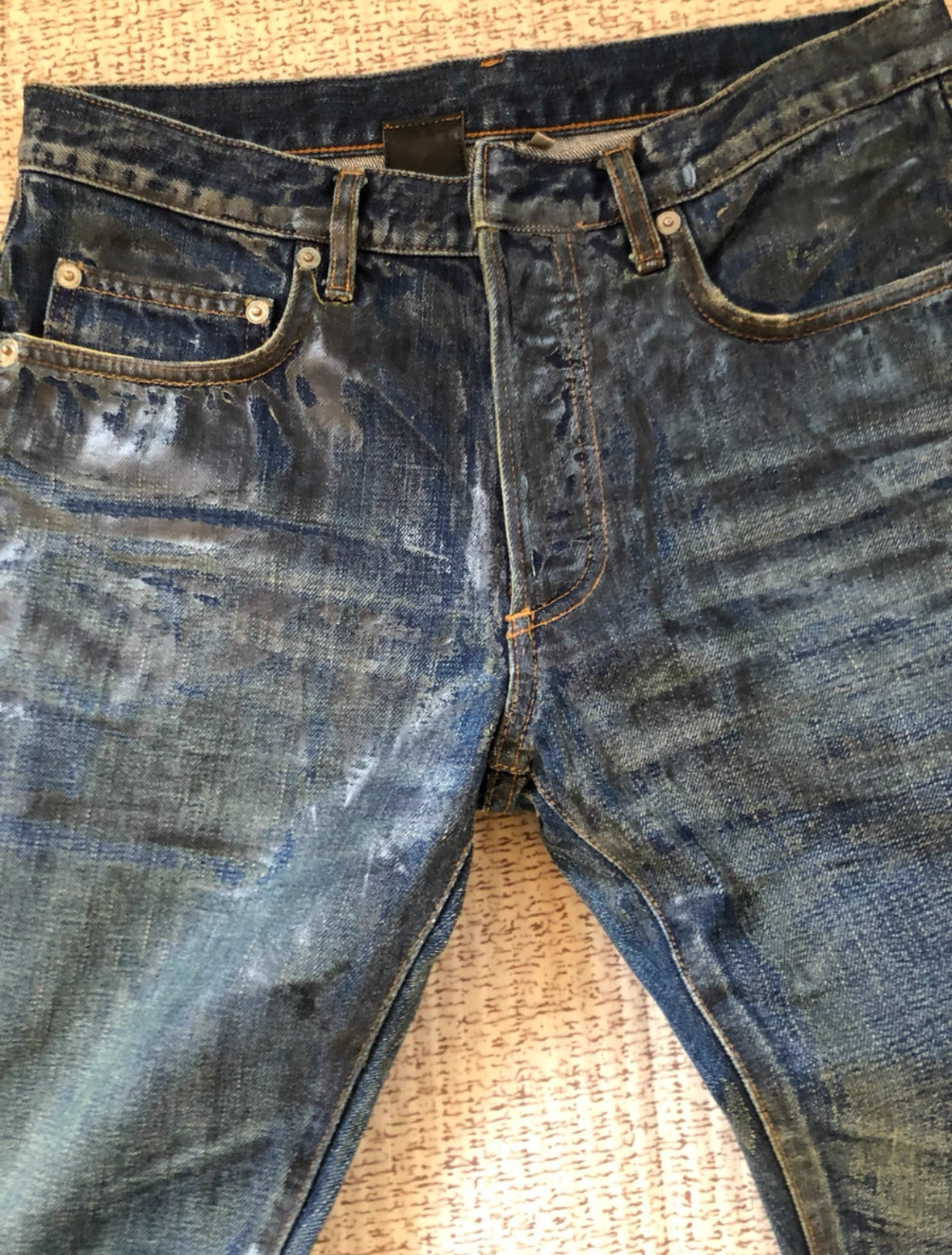 Dior Homme Waxed Jeans