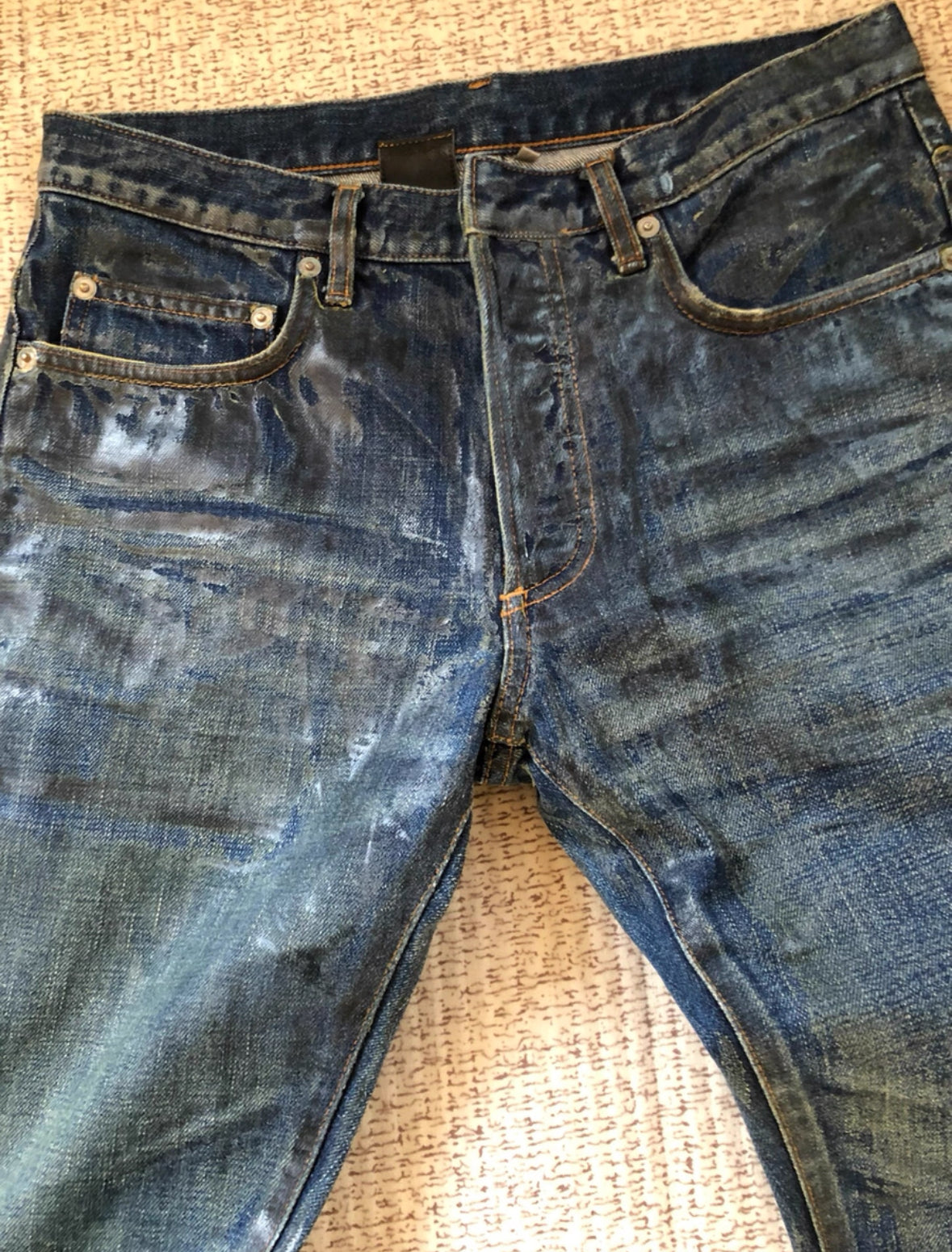 Dior Homme Waxed Jeans