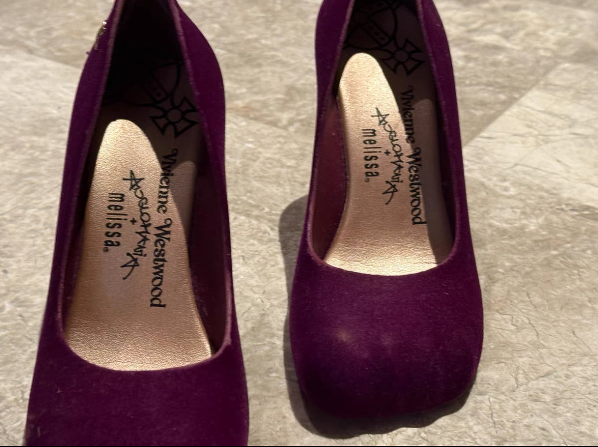 Vivienne Westwood Velvet Melissa Heels