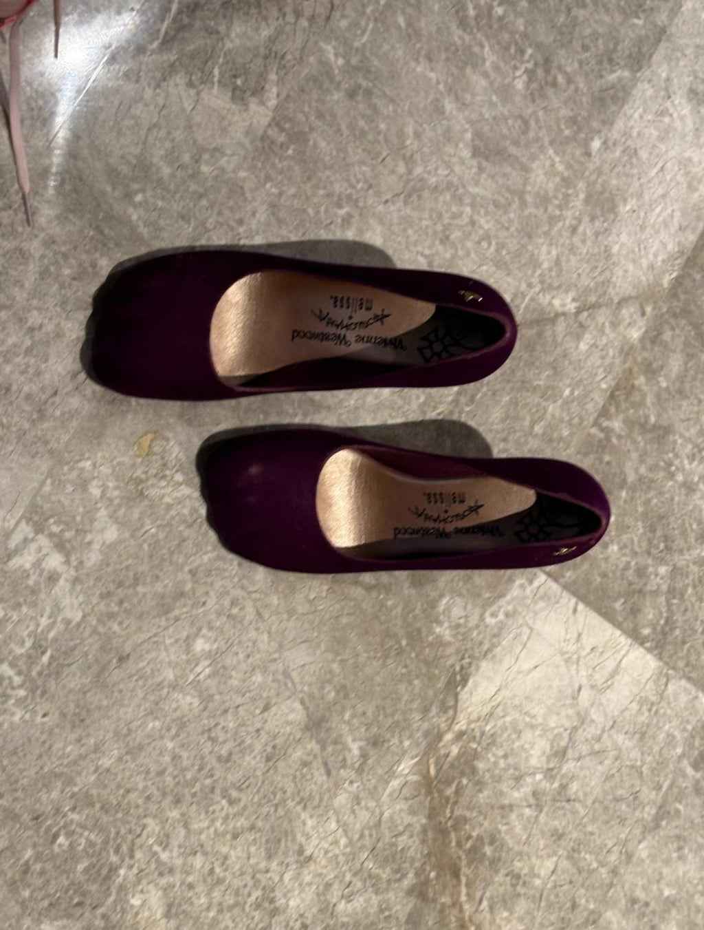 Vivienne Westwood Velvet Melissa Heels