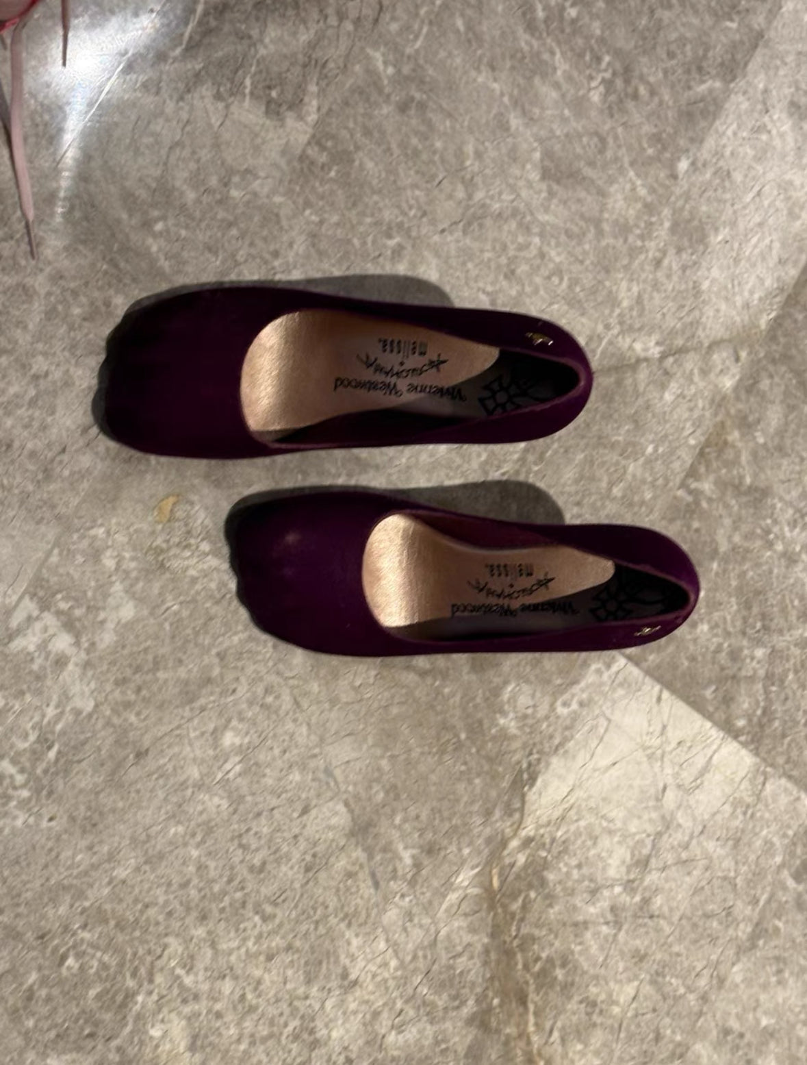 Vivienne Westwood Velvet Melissa Heels