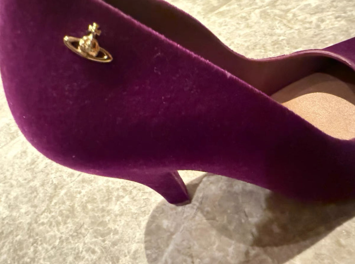 Vivienne Westwood Velvet Melissa Heels