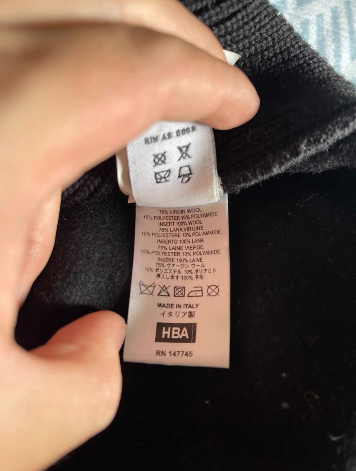 HBA Wool Hoodie