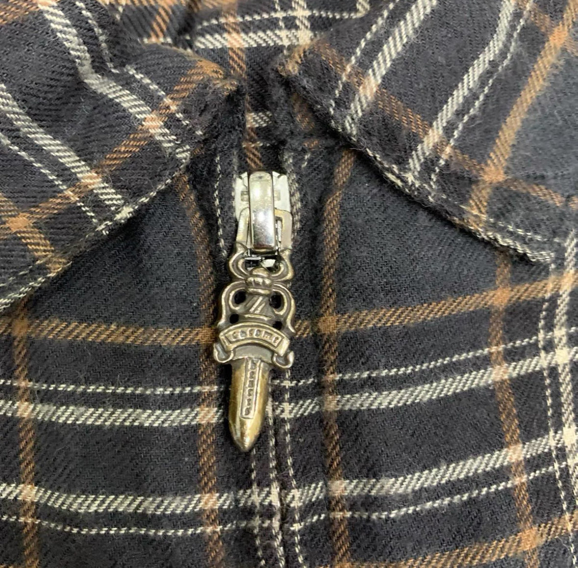 Chrome Hearts Zip Short Sleeve Shirt