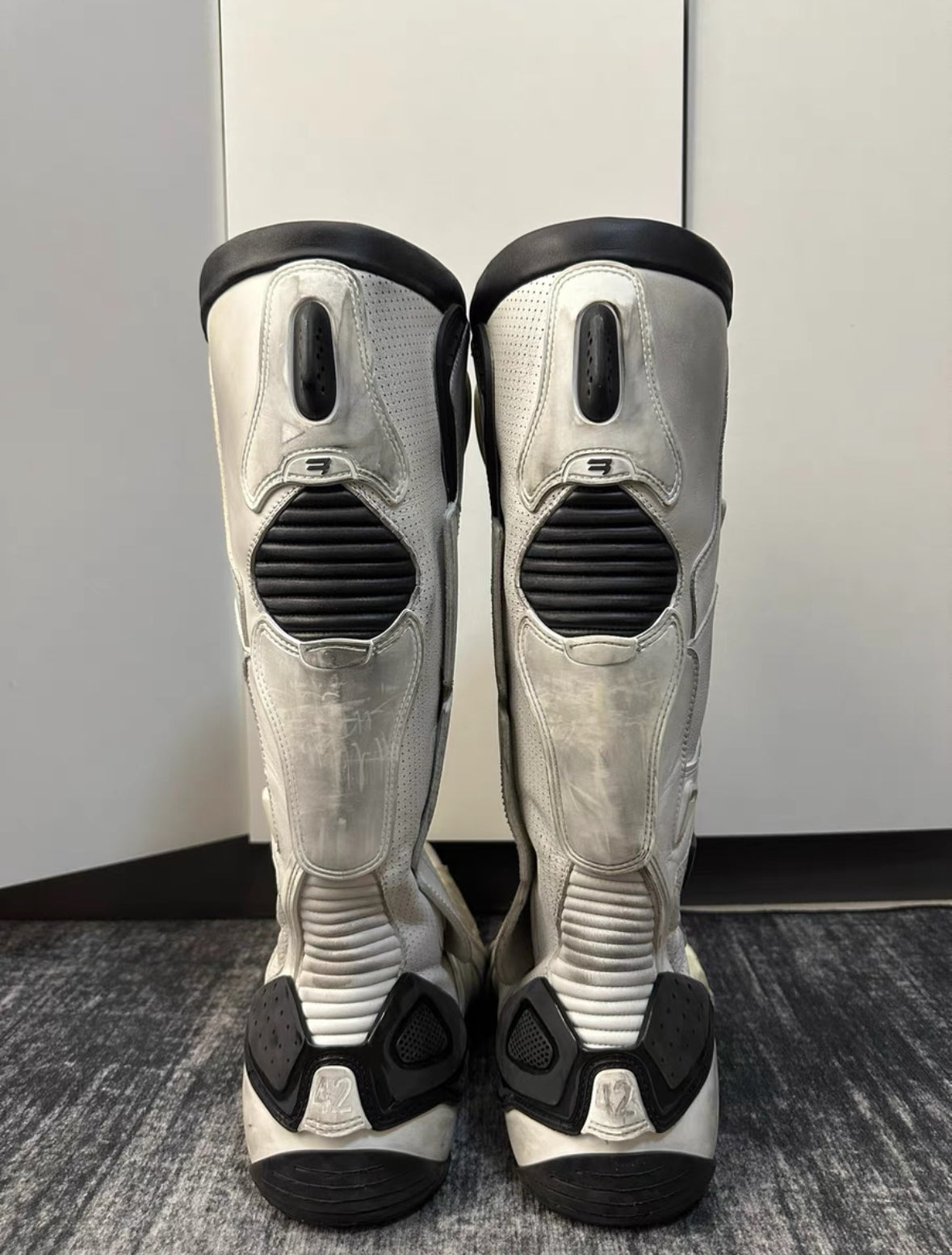 Balenciaga Worn-In Biker Boots