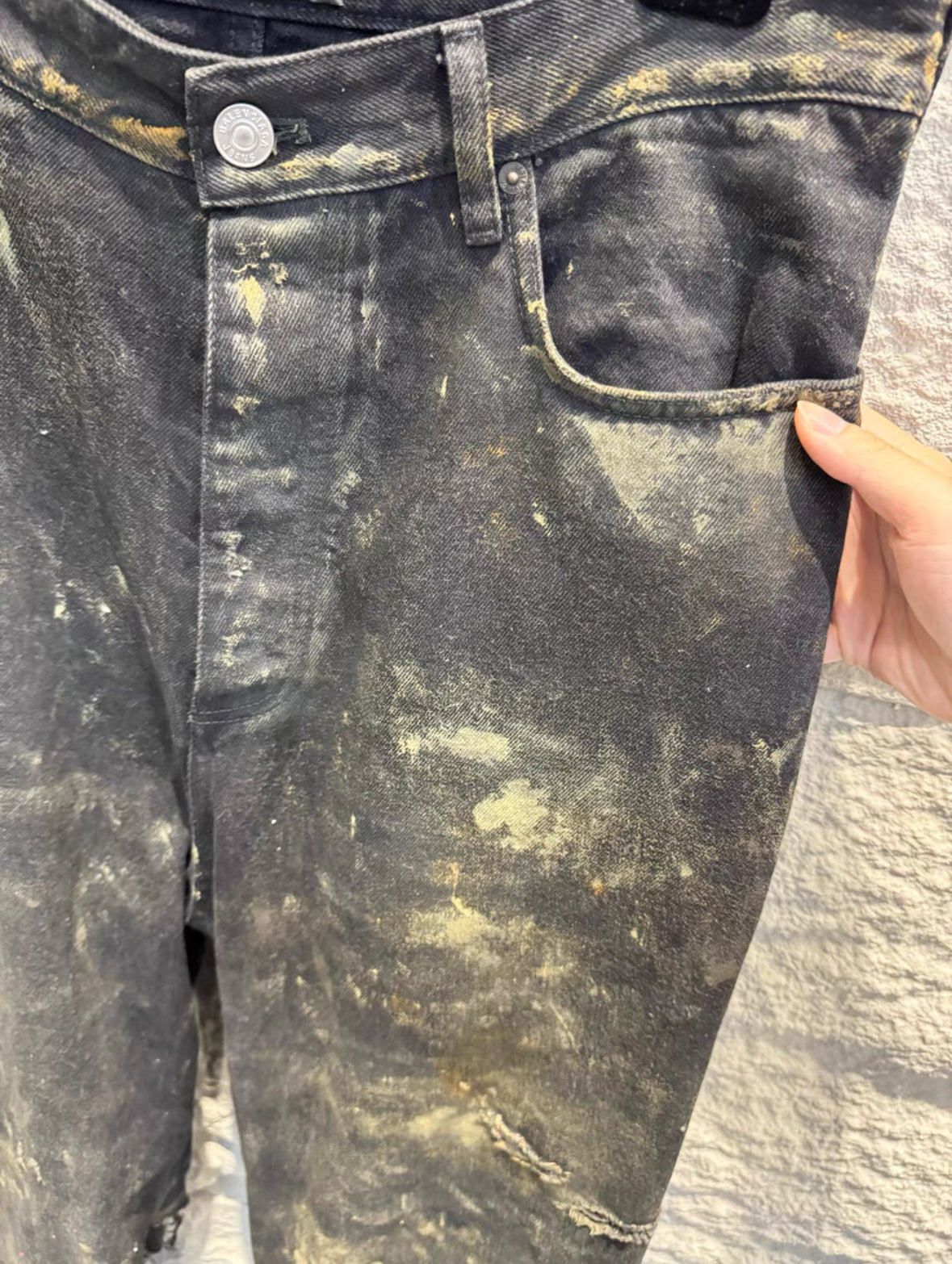 Balenciaga Runway Distressed Worn-In Jeans