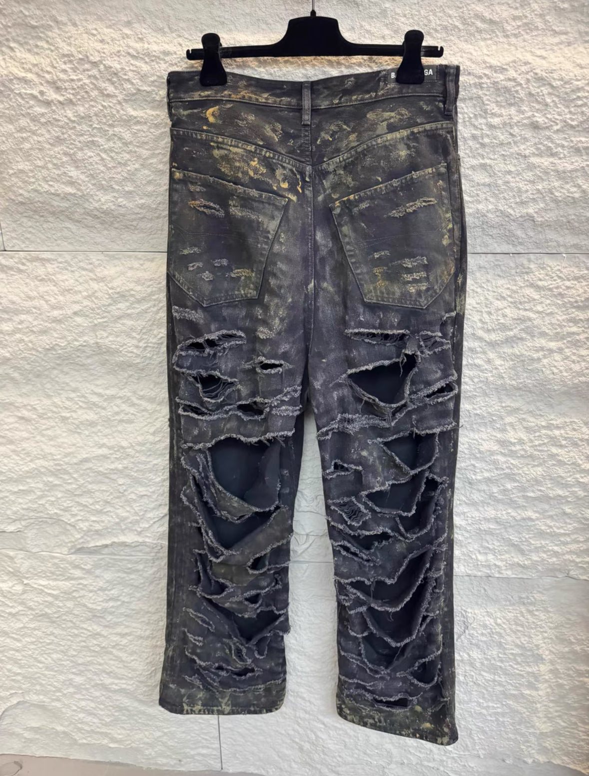 Balenciaga Runway Distressed Worn-In Jeans