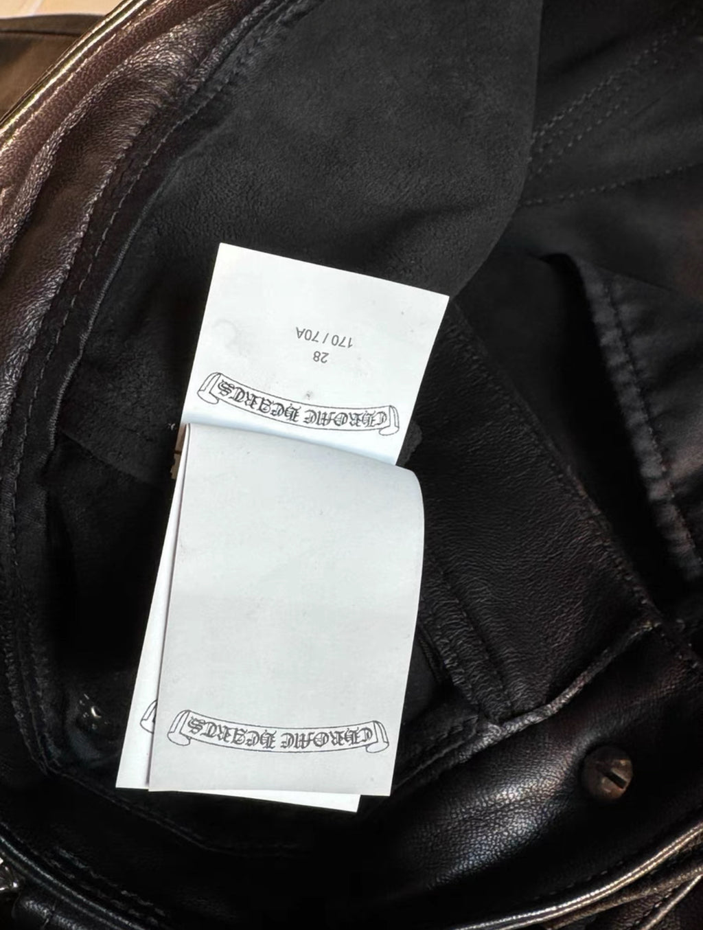 Chrome Hearts Matty Boy Leather Pants