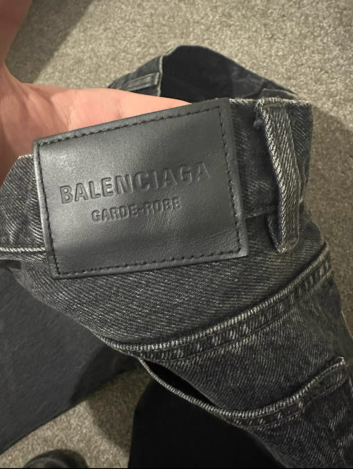 Balenciaga Garde Robe Jeans