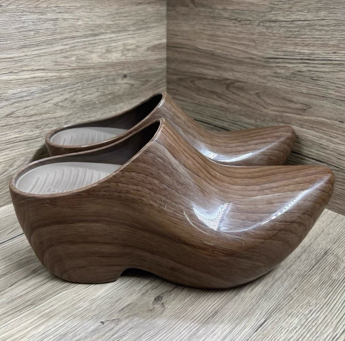 Balenciaga Technoclog Wooden Slippers