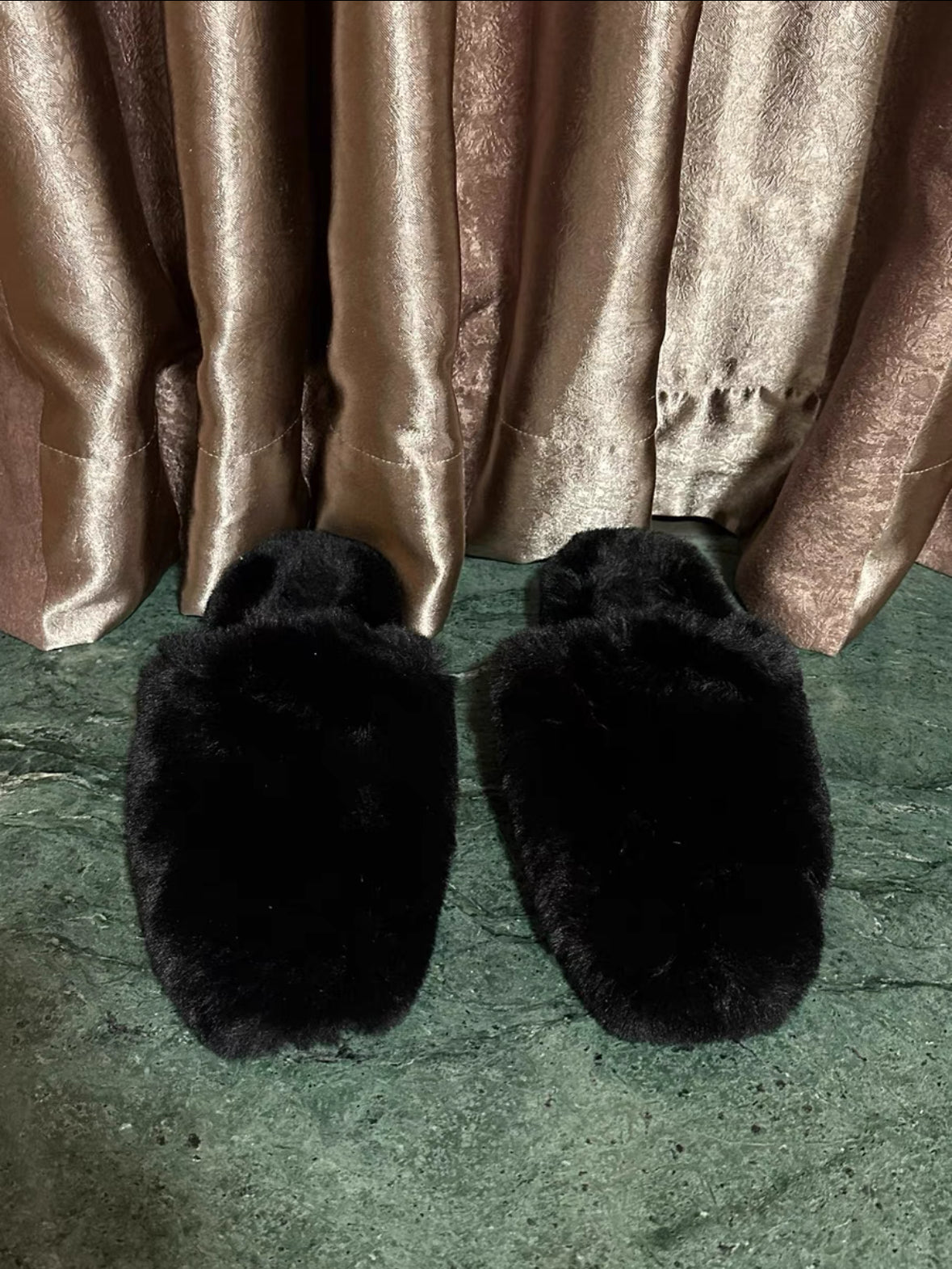 Balenciaga Fur Slippers