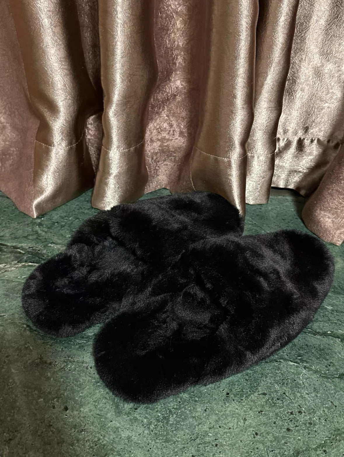 Balenciaga Fur Slippers