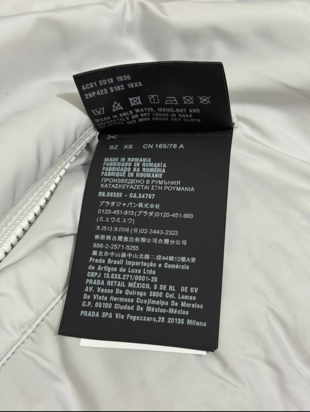 Prada Sport Linea Rossa Parkas