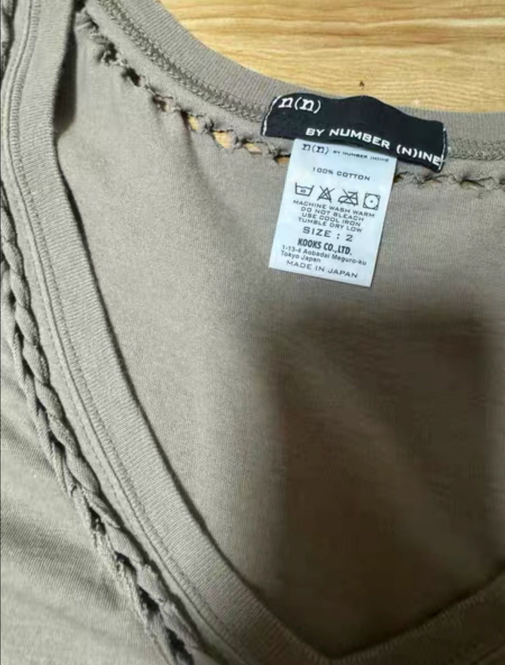 Number (N)ine Runway Tee