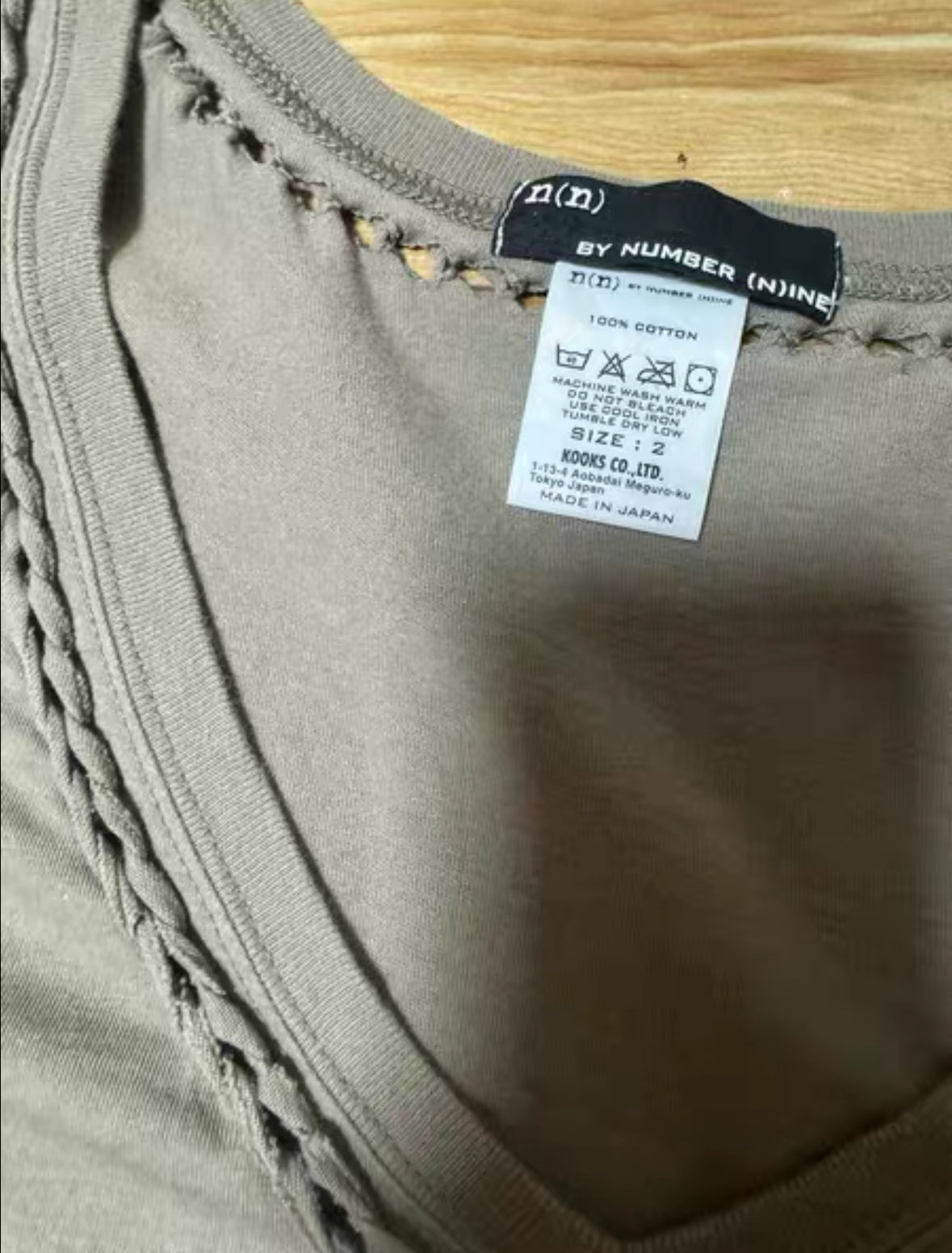 Number (N)ine Runway Tee