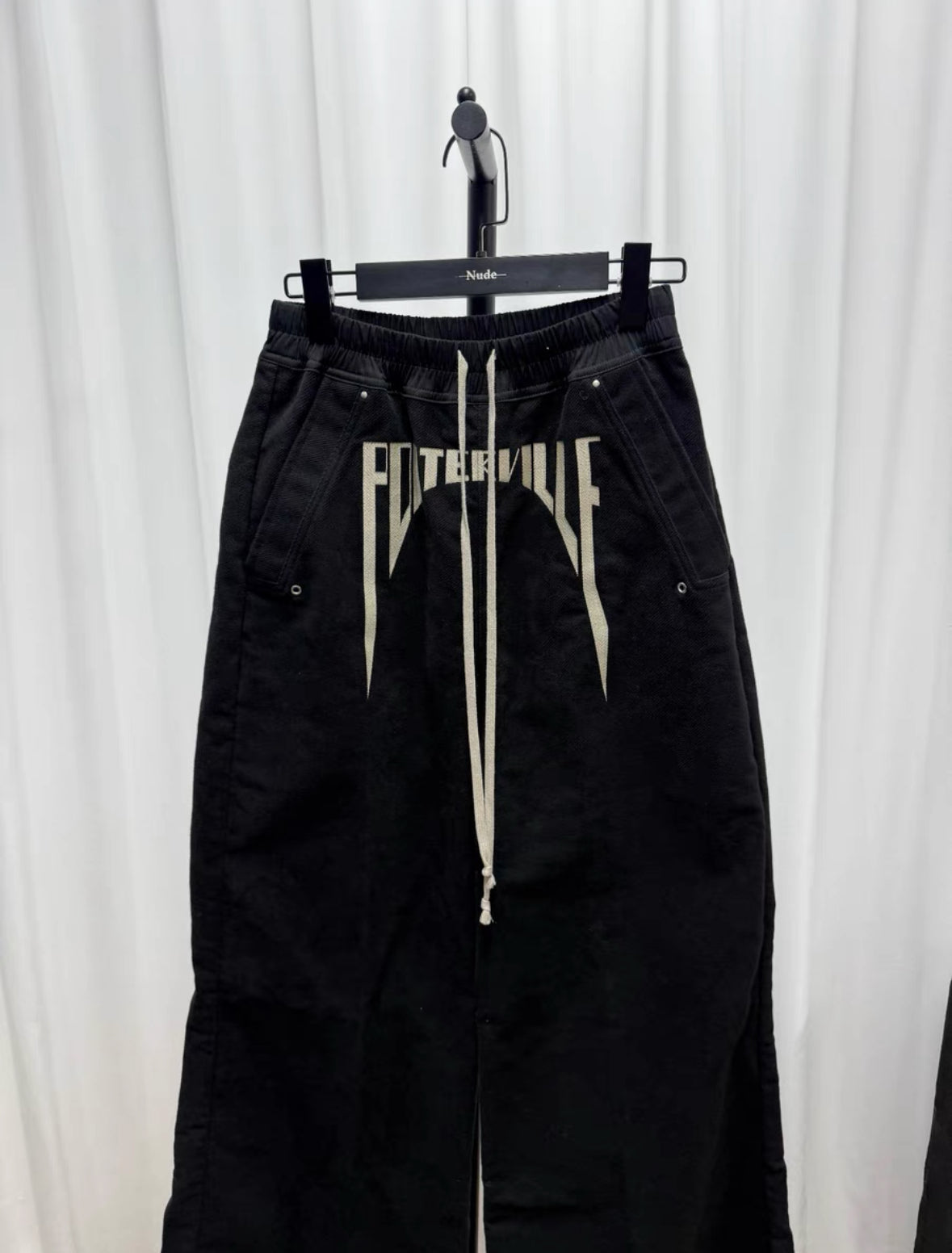 Rick Owens 24AW Embroidered Flared Pants
