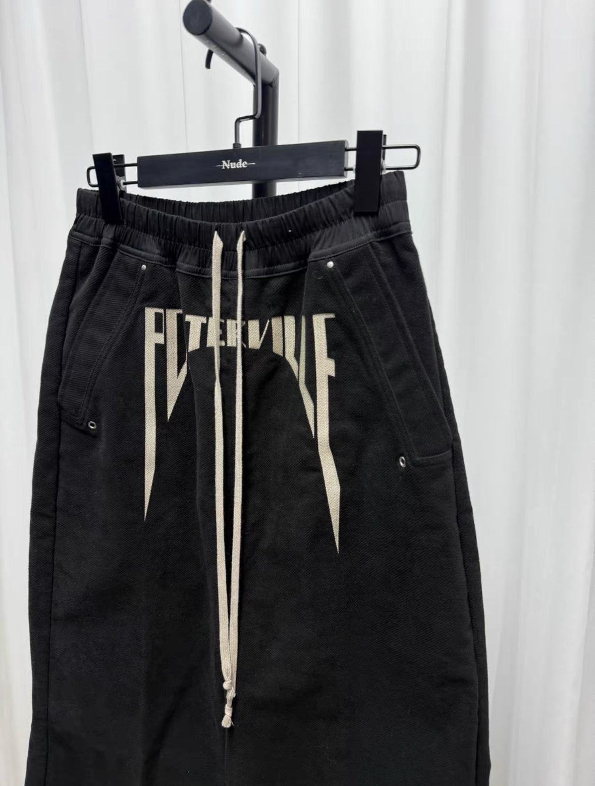 Rick Owens 24AW Embroidered Flared Pants