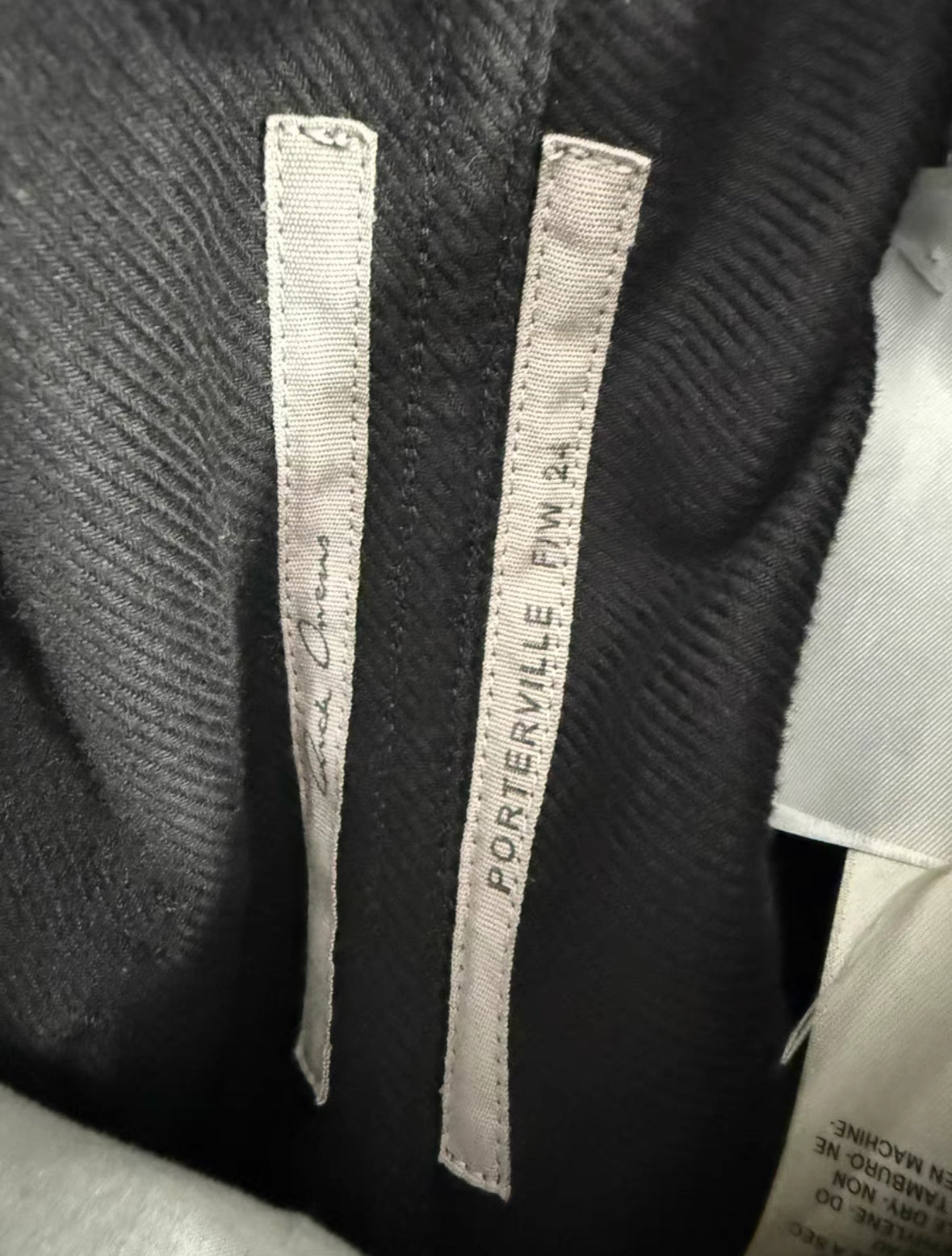 Rick Owens 24AW Embroidered Flared Pants