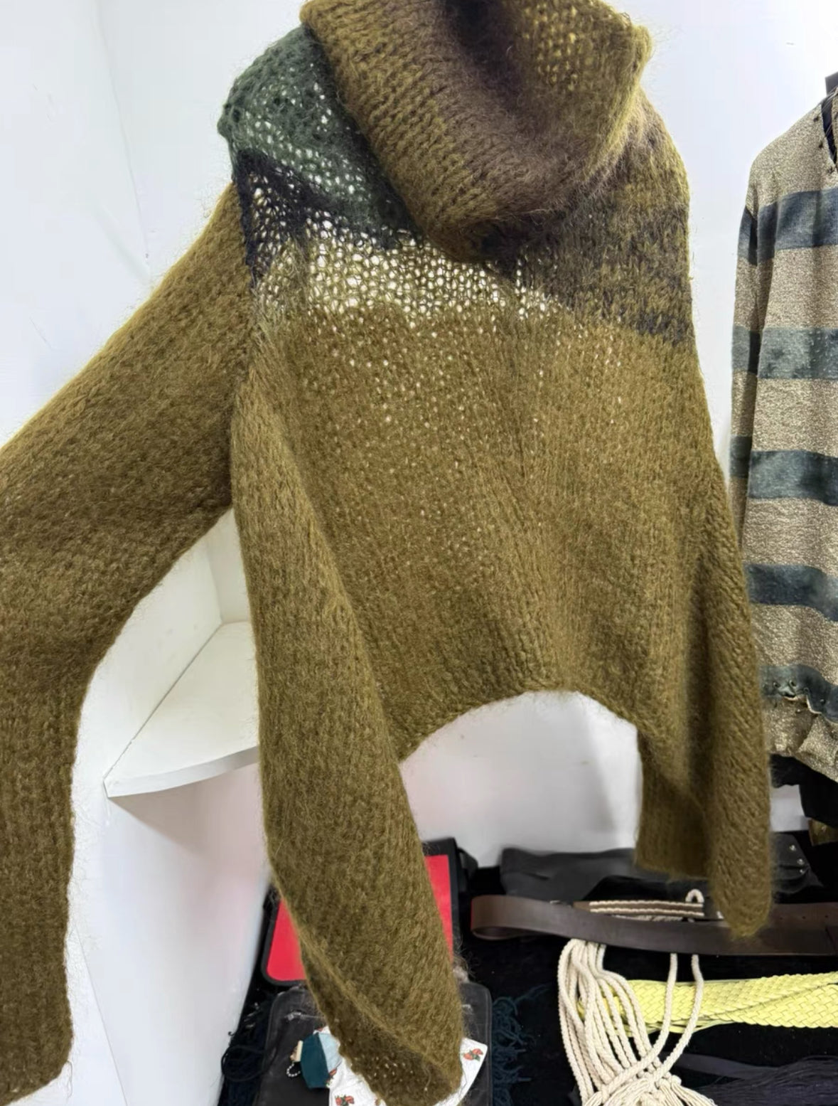 Junya Watanabe 2013 Deconstructed Cape Sweater