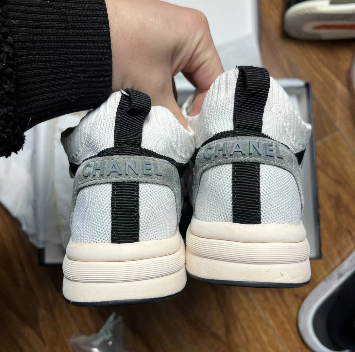 Chanel Calfskin Sneakers