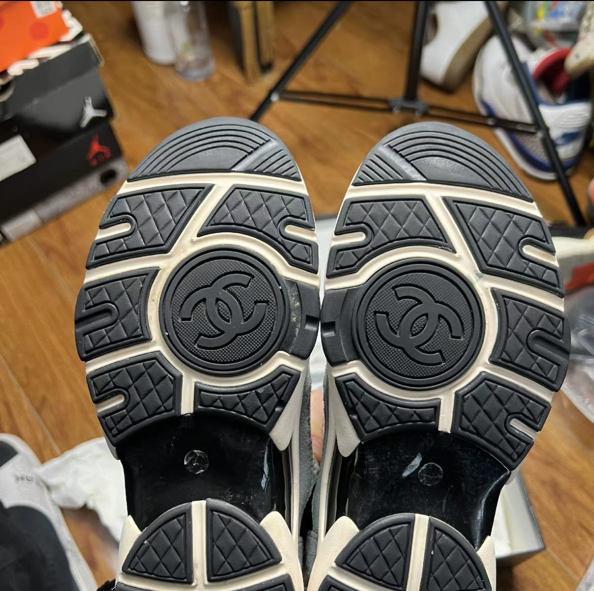 Chanel Calfskin Sneakers