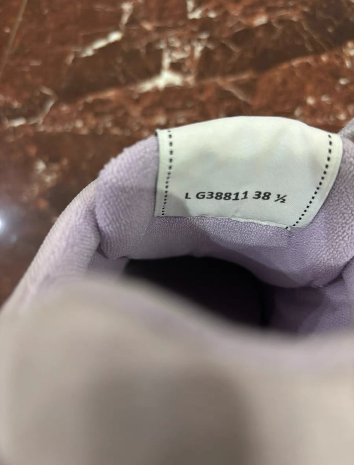 Chanel Lavender Purple Sneakers