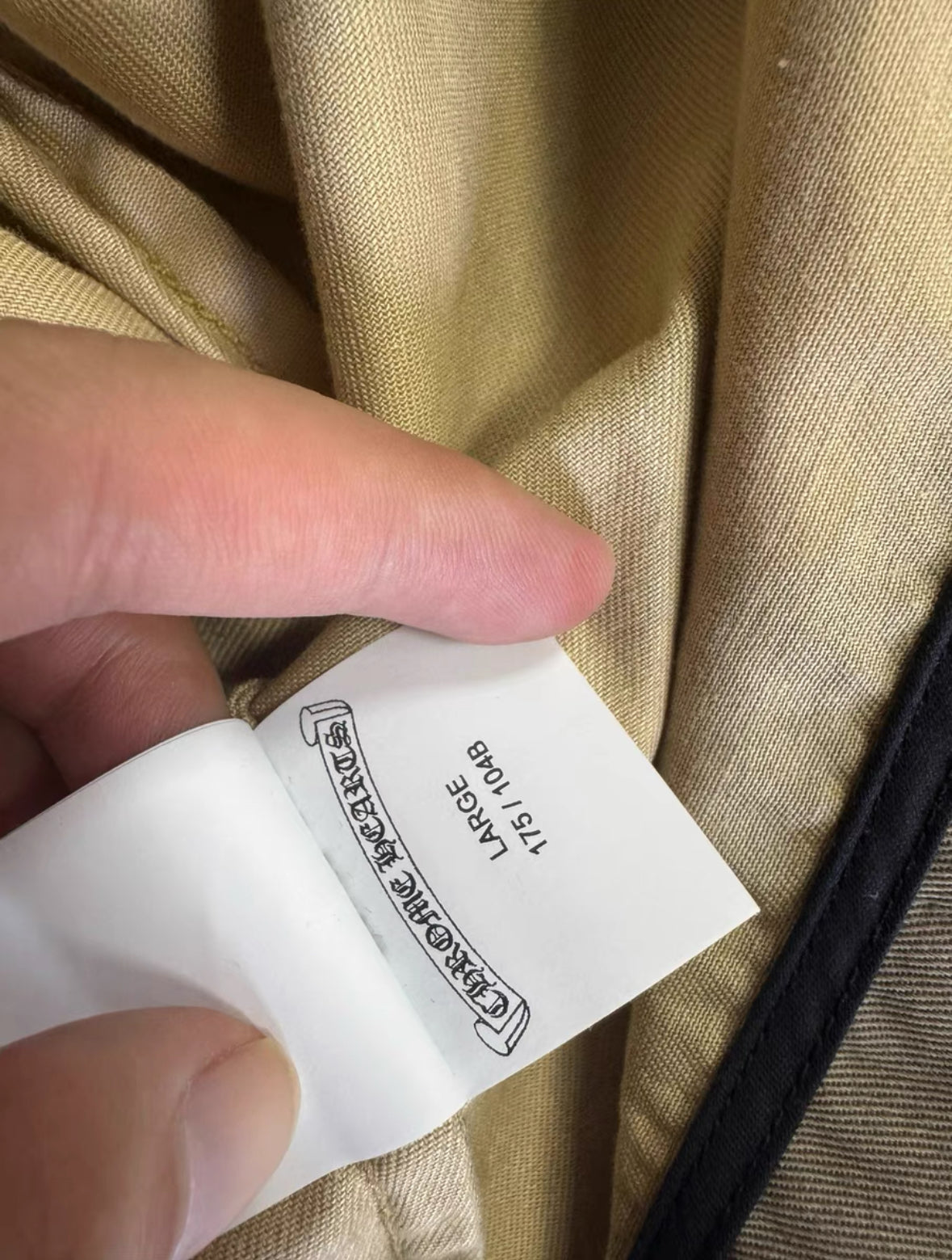 Chrome Hearts x Matty Boy Sex Records Camo Leather Patch Shirt