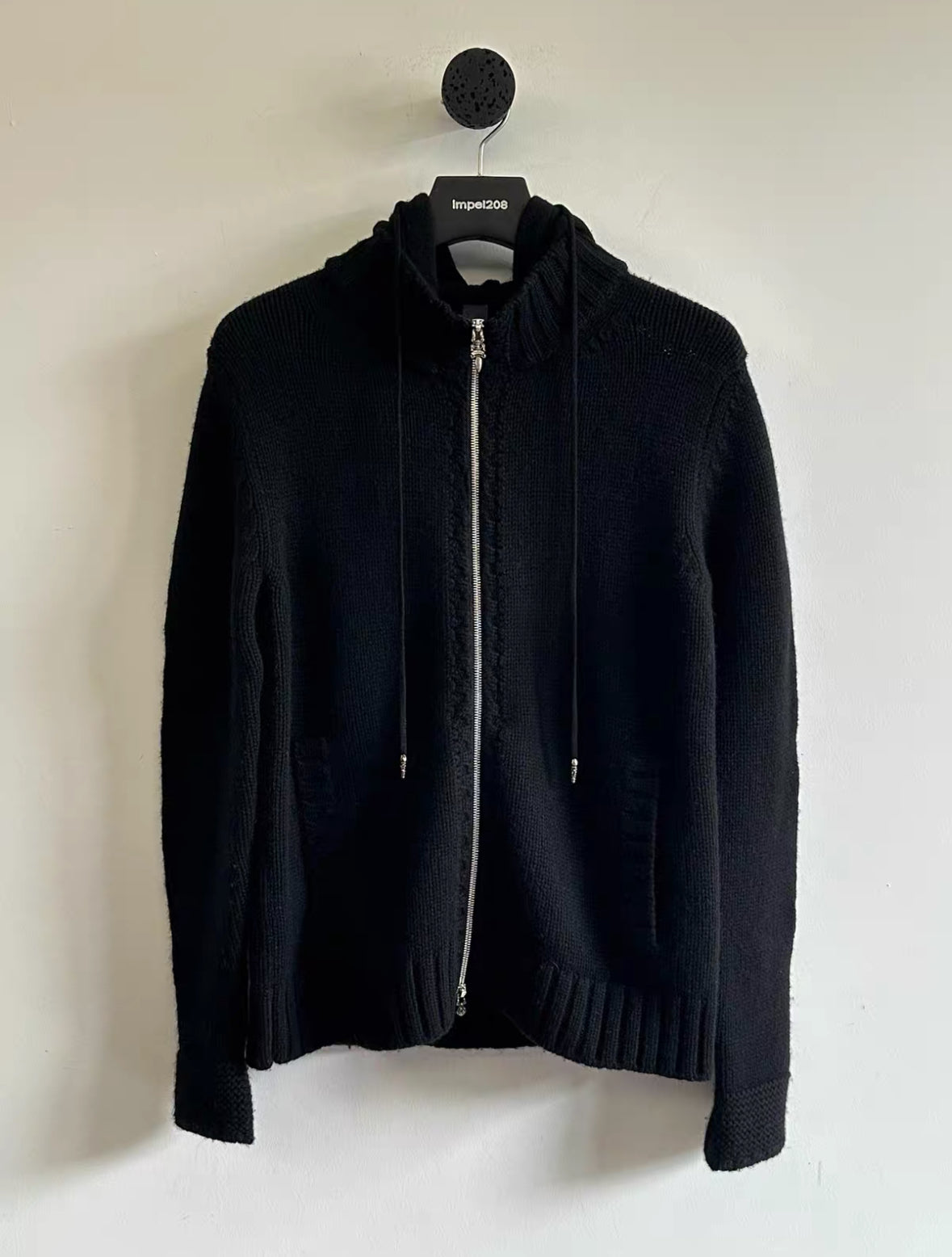 Chrome Hearts Cashmere Leather Patch Hoodie – Arm Patch
