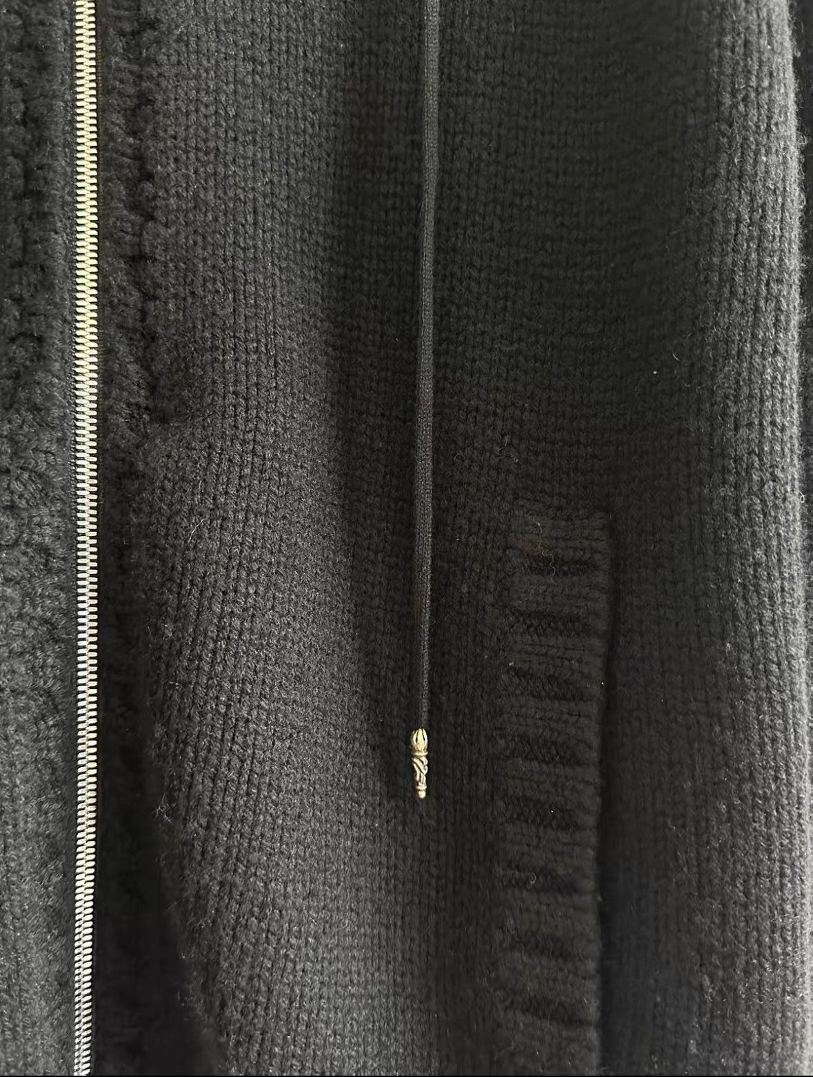 Chrome Hearts Cashmere Leather Patch Hoodie – Arm Patch