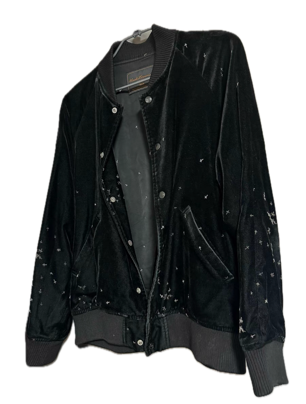 Undercover 02AW Witch Phase Cross Velvet Coat