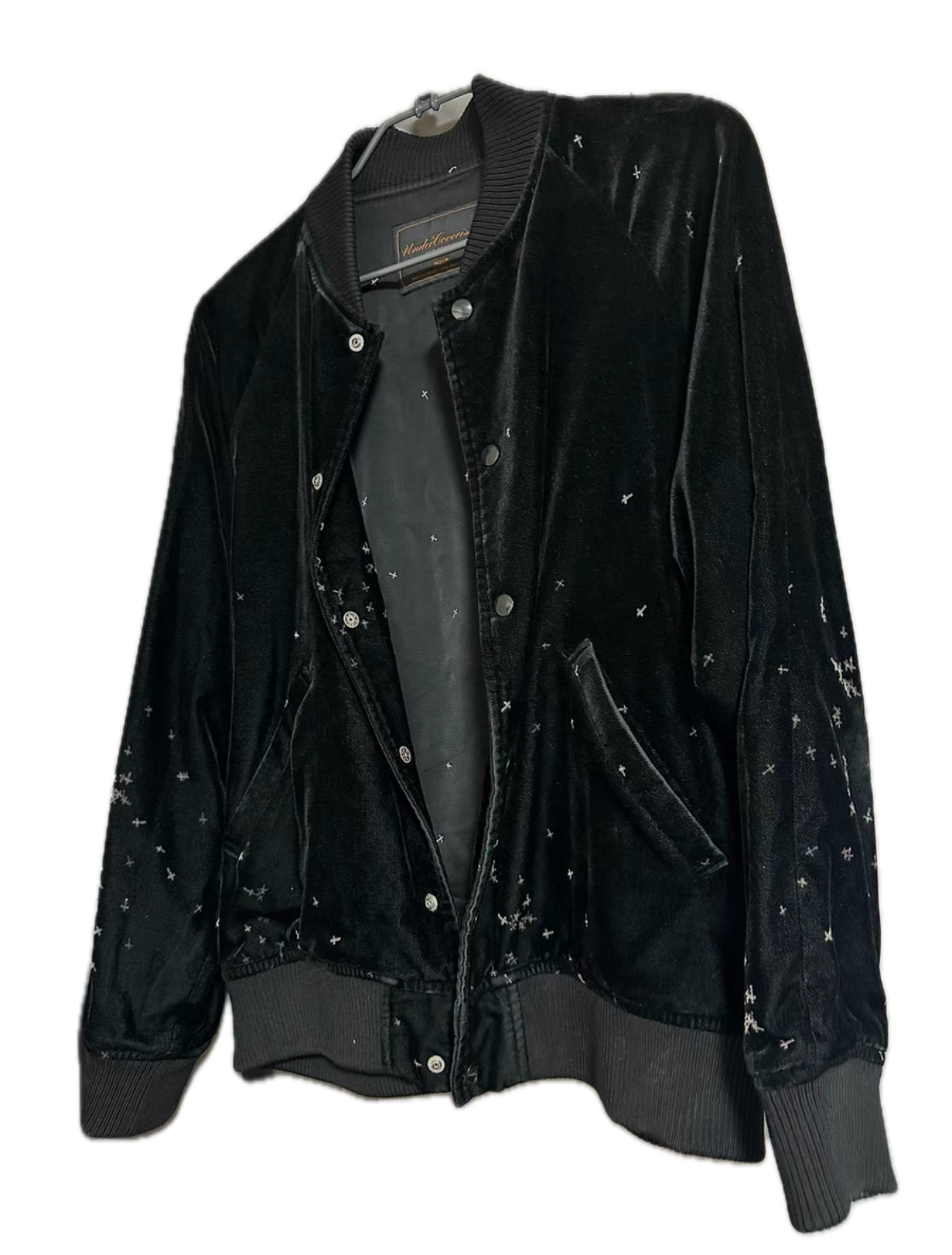 Undercover 02AW Witch Phase Cross Velvet Coat