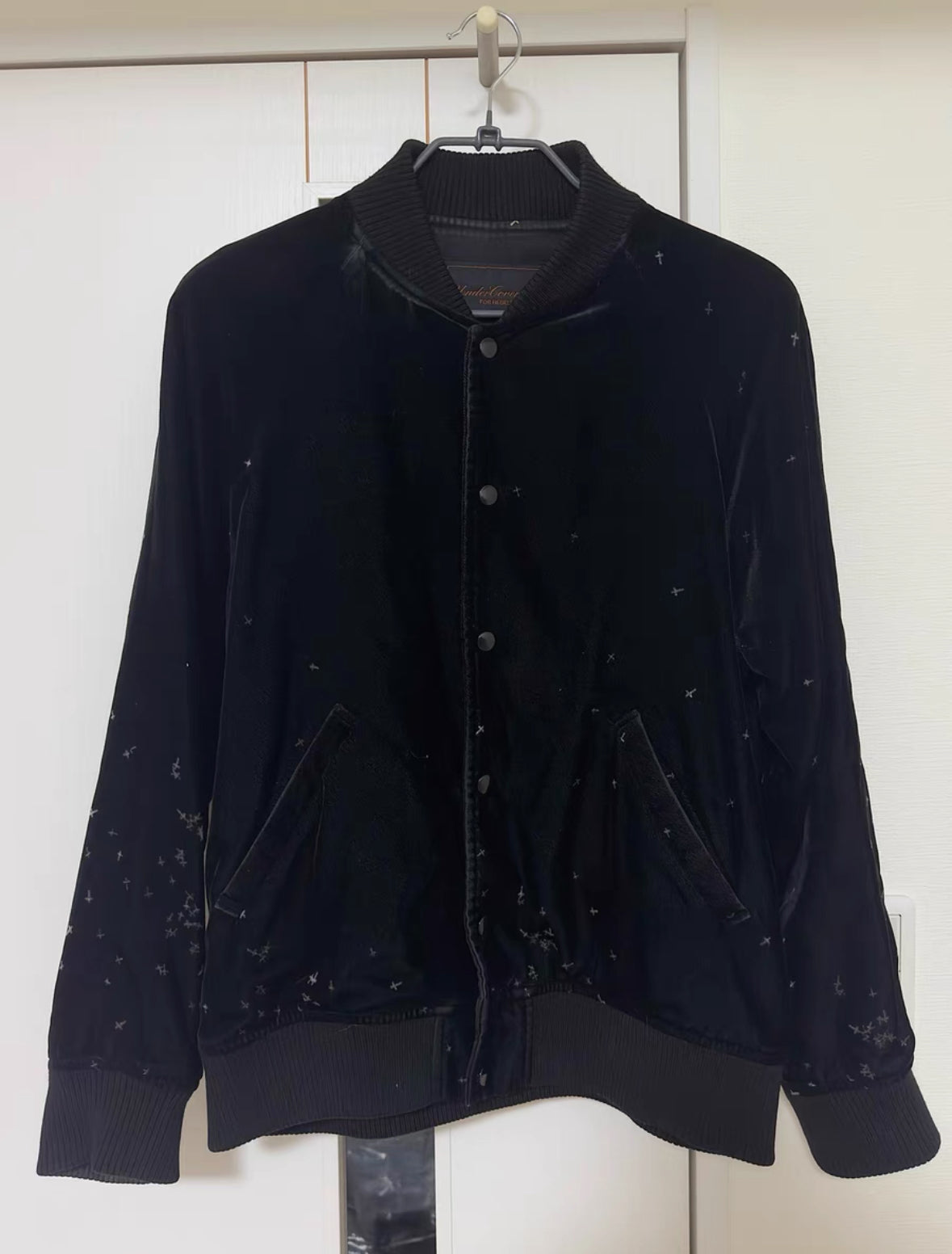 Undercover 02AW Witch Phase Cross Velvet Coat