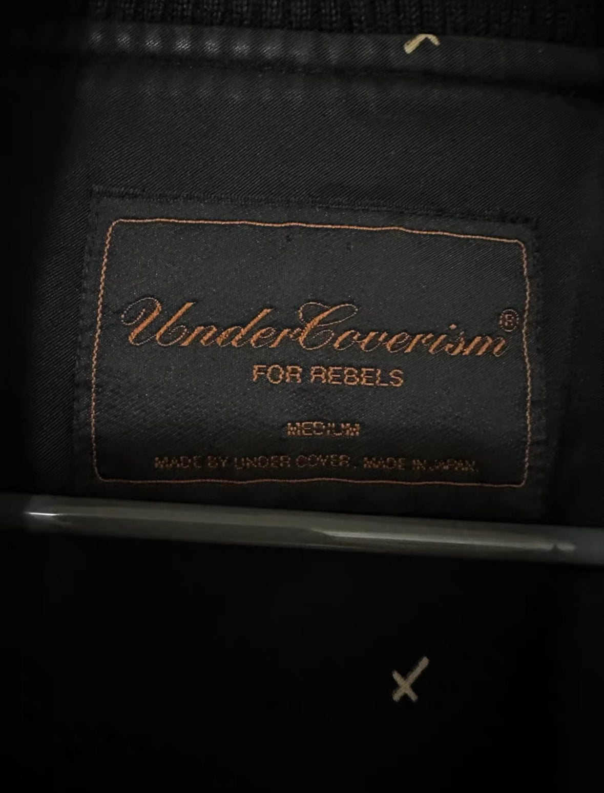 Undercover 02AW Witch Phase Cross Velvet Coat