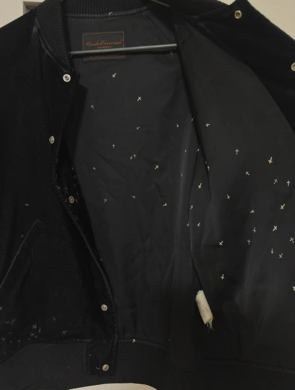 Undercover 02AW Witch Phase Cross Velvet Coat