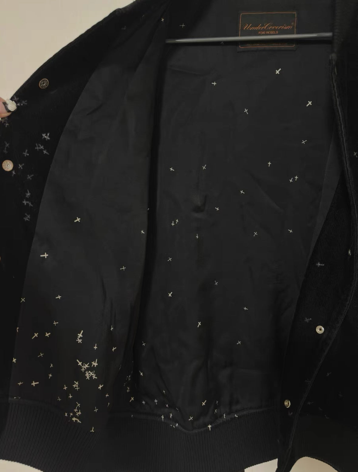 Undercover 02AW Witch Phase Cross Velvet Coat
