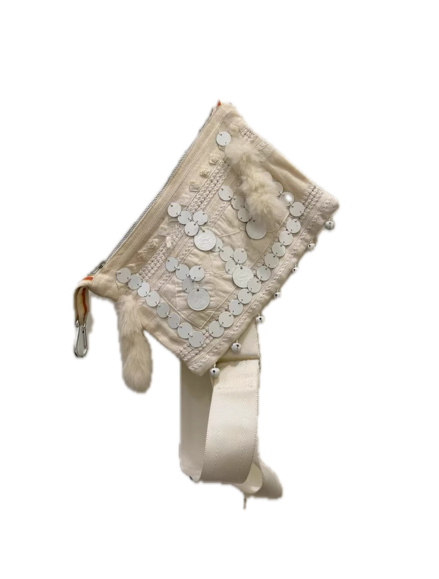 Undercover 03SS Scab Ethnic Bag-Rare White