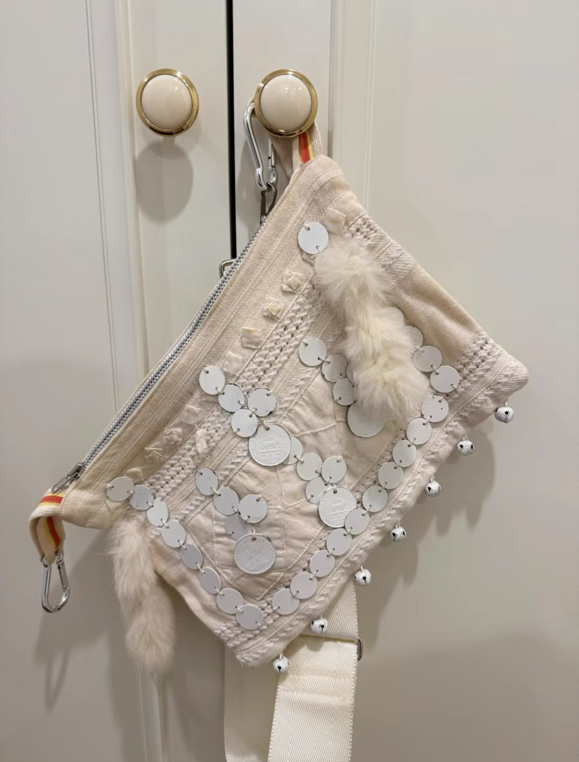 Undercover 03SS Scab Ethnic Bag-Rare White