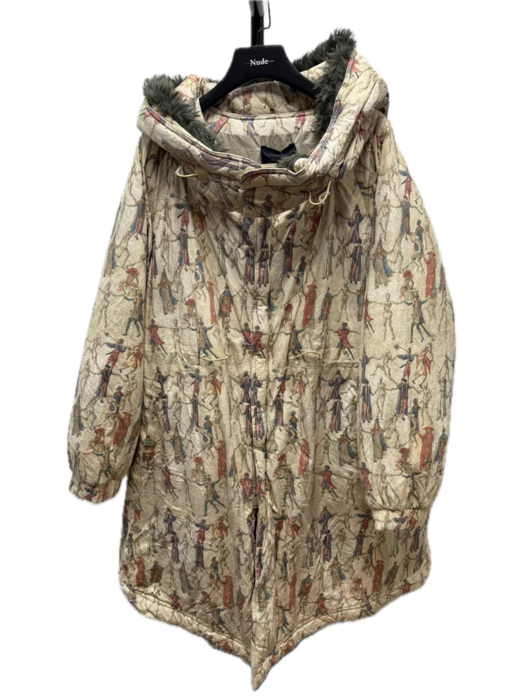 Undercover 17AW Dance of Death Coat – Detachable Hood, Near Mint