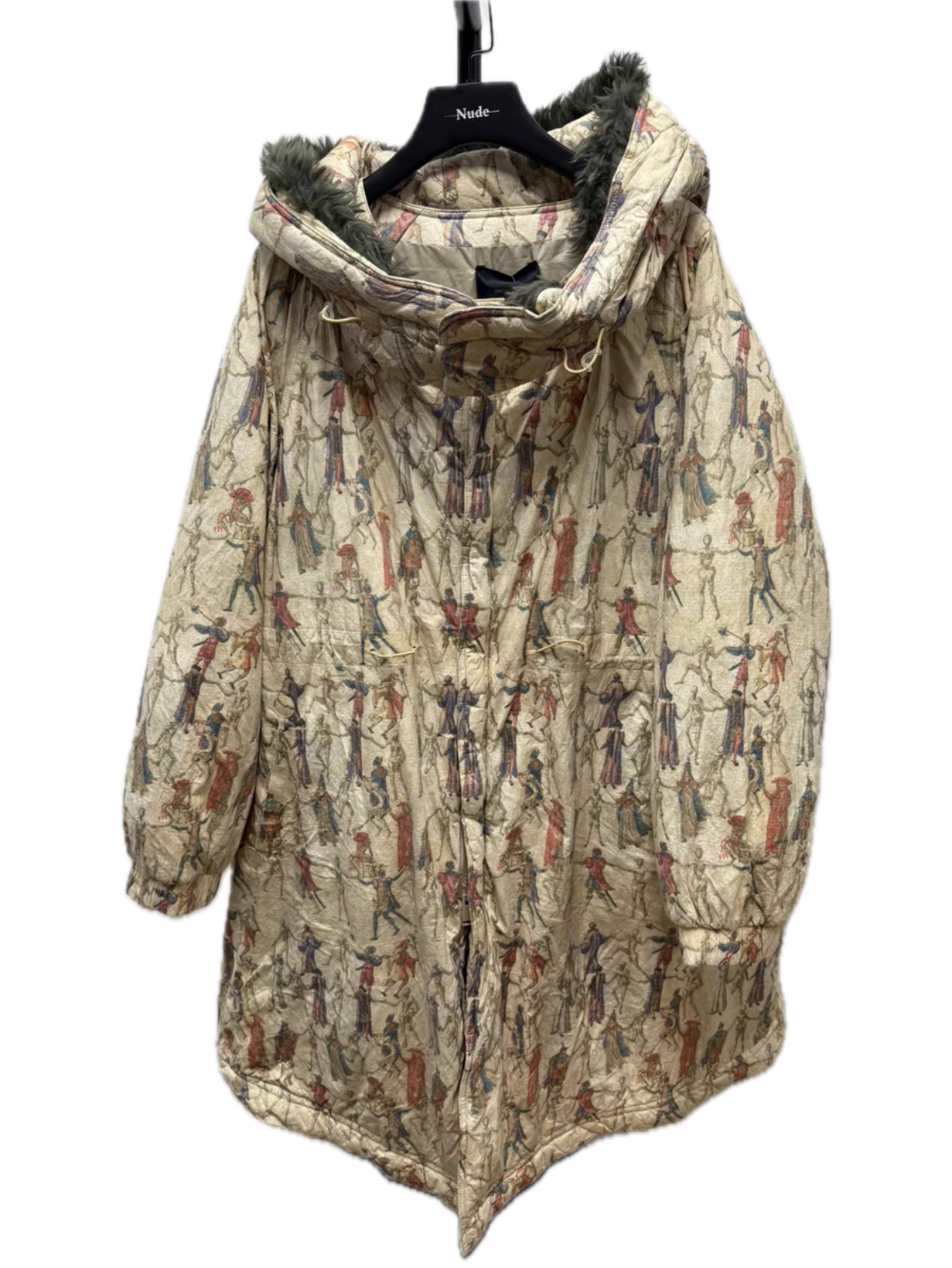 Undercover 17AW Dance of Death Coat – Detachable Hood, Near Mint