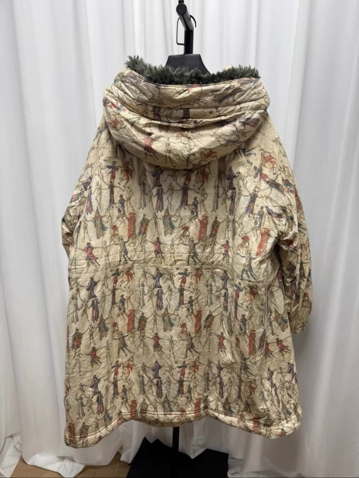 Undercover 17AW Dance of Death Coat – Detachable Hood, Near Mint