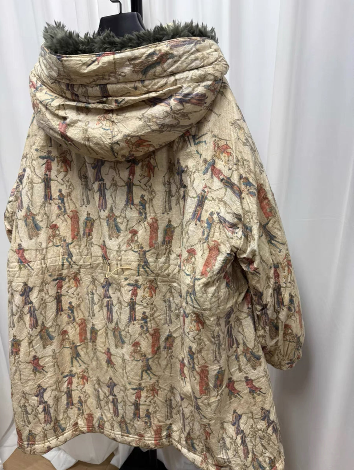 Undercover 17AW Dance of Death Coat – Detachable Hood, Near Mint